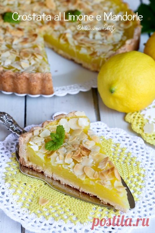 Crostata alla Crema di Limone e Mandorle | Dolcissima Stefy