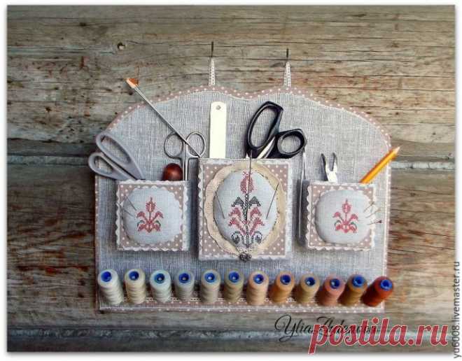 Красивый органайзер для рукоделия своими руками