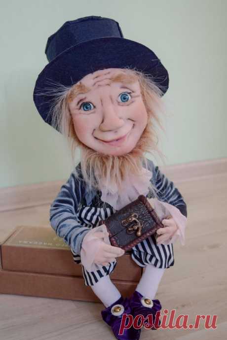 Collectible doll Interior handmade doll Gnome Doll made of | Etsy