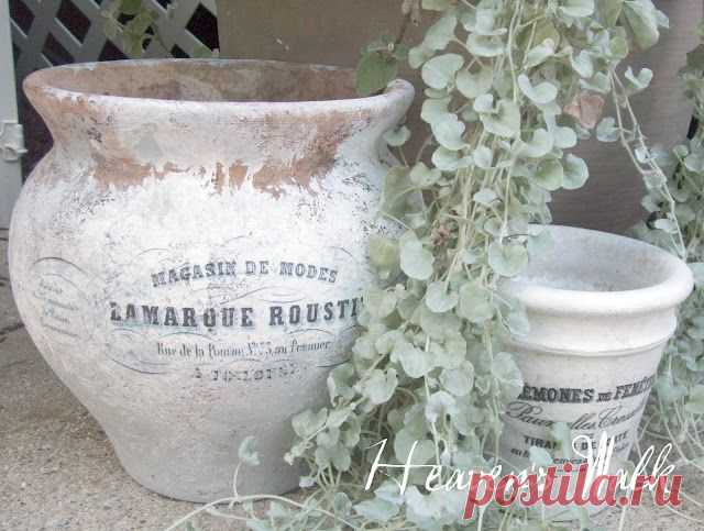 Старинные французские горшки своими руками