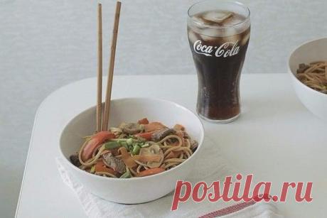 Лапша с говядиной и овощами / Удивительное рукоделие