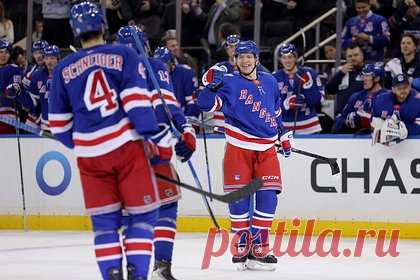 Российский хоккеист помог «Нью-Йорк Рейнджерс» победить в матче НХЛ