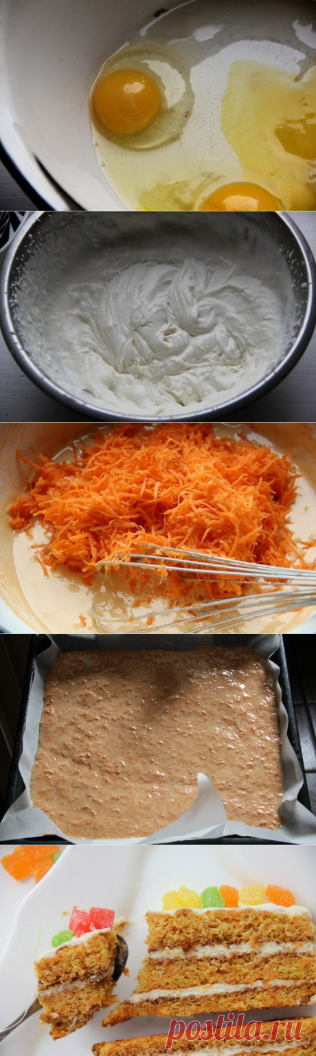 Как приготовить вкусный морковный торт от светы шевчук. - рецепт, ингредиенты и фотографии