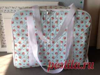 Tutorial, DIY, Passo à Passo Como Fazer uma Bolsa para Máquina de Costura. - Vivartesanato