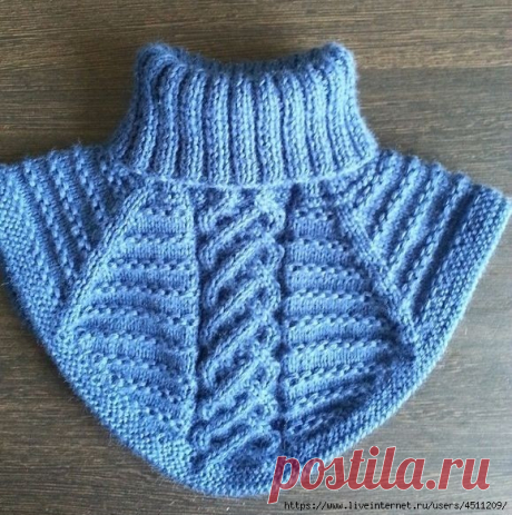 Манишка спицами. Манишка спицами.


https://www.stranamam.ru/post/10402356/ 

 Манишка связана из семеновской лидии ПШ, 1613м. в100гр. в 7 ниток.

Спицы №3.

Манишки всегда вяжу сзади на пуговках, так лучше прилегает к шеи.

Набрать 90 петель и вязать резинкой 2х2.)

Связав 15 см., в последнем ряду равномерно прибавить 8петель (98п).

Регланная линия 2п

Начинаем вязать реглан:

1к, 14лиц, 2п-регл. линия, 16иц, 2п.-регл. линии, 28п лиц, 2п-регл.линии, 16лиц, 2п.-регл. линия...