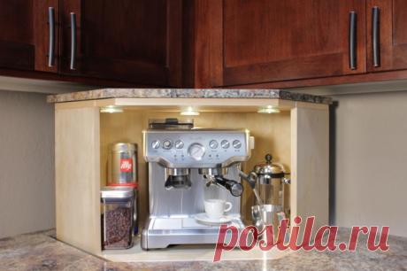 Куда спрятать чайник и другие кухонные электроприборы — микротренды