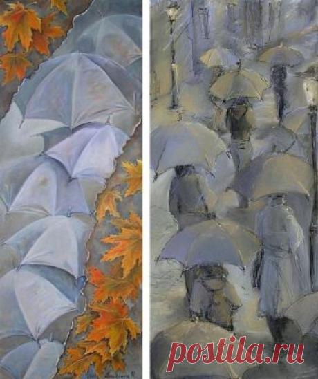 Художник, что рисует дождь: Очарование осени на картинах эмигрантки-петербурженки Наталия Салбиева влюблена в осень, да это и неудивительно - долгое время она прожила в Питере. И хотя после этого двенадцать лет жила в Канаде, а сейчас - в Европе, по-прежнему считает себя петербурже...
