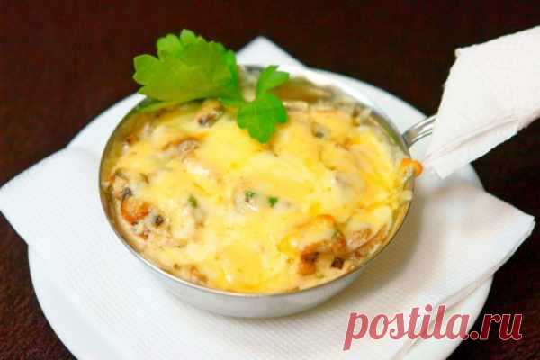 Жульен с грибами и курицей – 8 рецептов приготовления — БЛИНЧИК