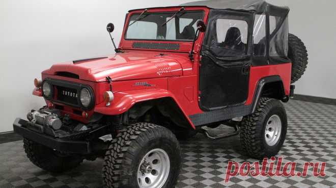 1974 Toyota FJ-40 Land Cruiser | S87 / Денвер 2016 / аукционы Mecum 1974 Toyota FJ-40 Land Cruiser представлен как Lot S87 в Денвере, CO