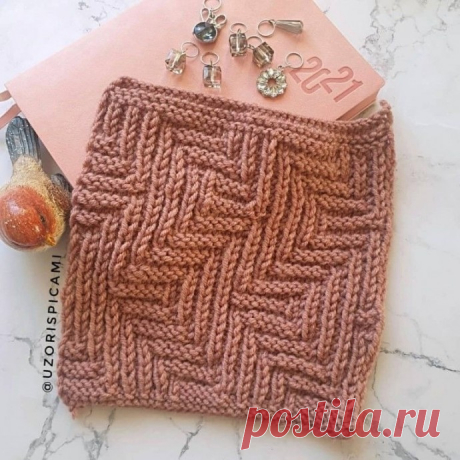 Рельефный узор, красивый с обеих сторон