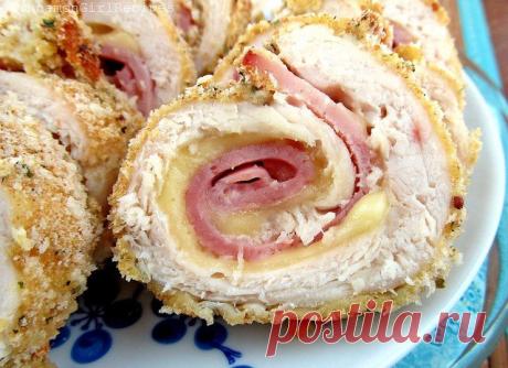 Невероятная закуска! Рулетики «Кордон Блю» — Вкусные рецепты