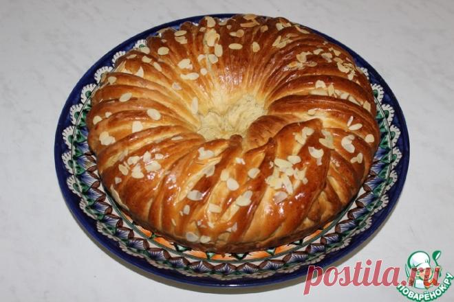 Пирог с вареной сгущенкой и орехами Кулинарный рецепт