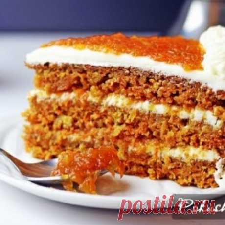 Оригинальный морковный торт
