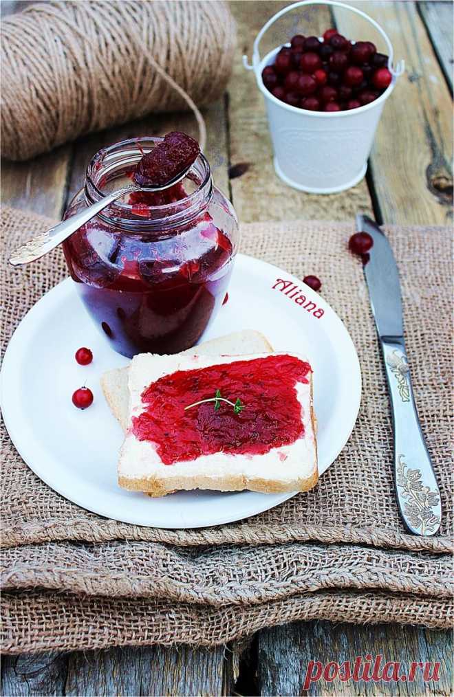 Клюквенно-яблочный джем с апельсином и тимьяном / Варенья и повидла / Кукорама — вкусные рецепты!