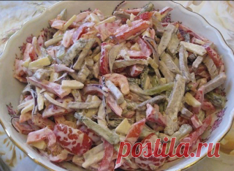 Домашний рецепт. Салат «Идиллия» | КуЛИНАРИЯ | Яндекс Дзен