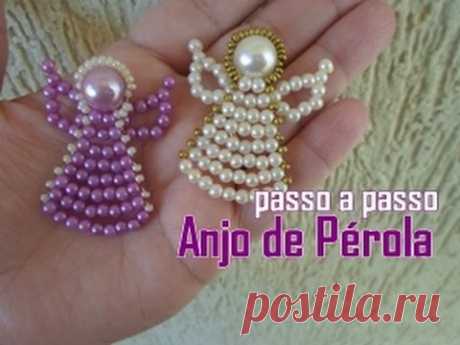NM Bijoux - Anjo de Pérolas - passo a passo