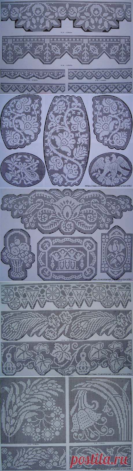 Шикарные филейные схемы..