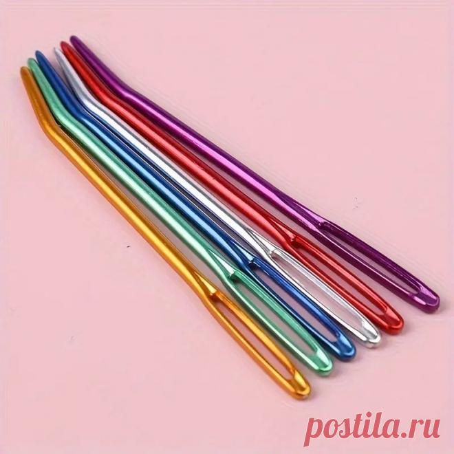 Игла Для Вязания И Шитья С Большим Ушком Easy-thread - Прочная, Универсальная Инструмент Для Тапицерии И Вышивки - Arts, Crafts & Sewing - Temu Moldova