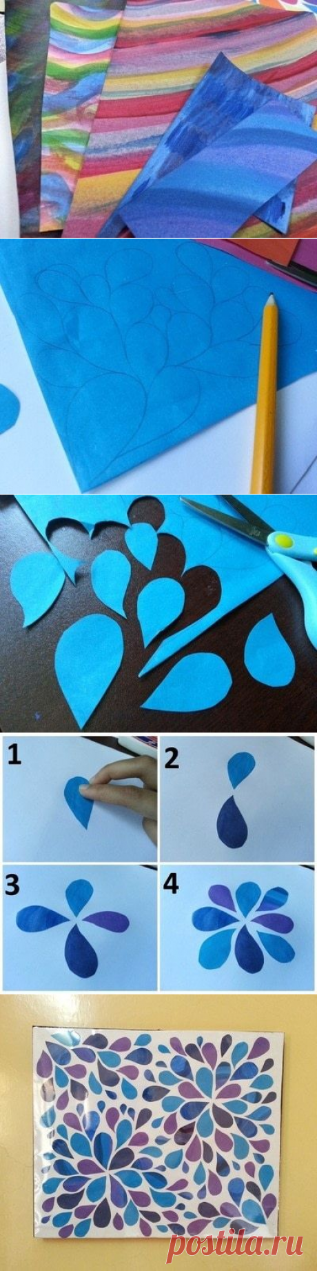 Diy Color Splash Wall Art · How To Create A Drawing Or Painting · Papercraft on Cut Out + Keep