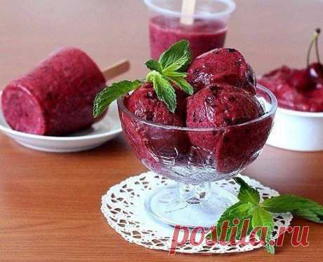 Фруктовое мороженое