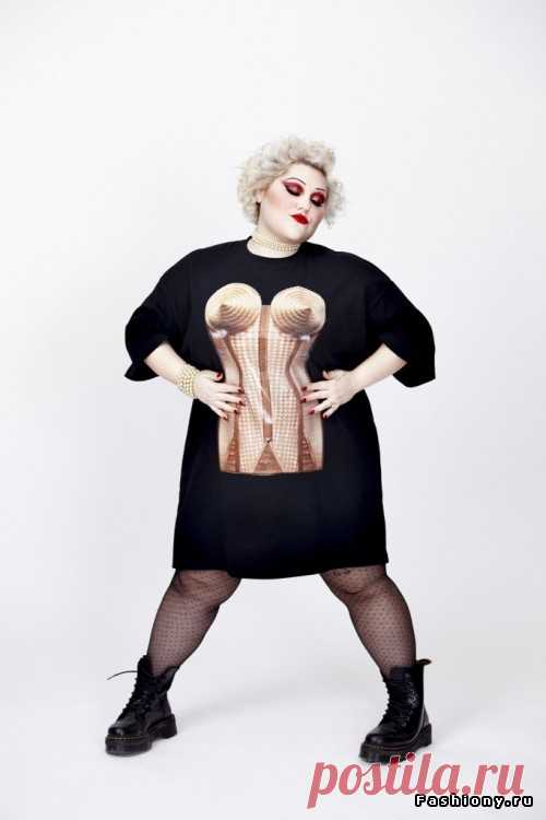 Эпатажная Бетт Дитто выпустит plus-size коллекцию вместе с Жан-Полем Готье