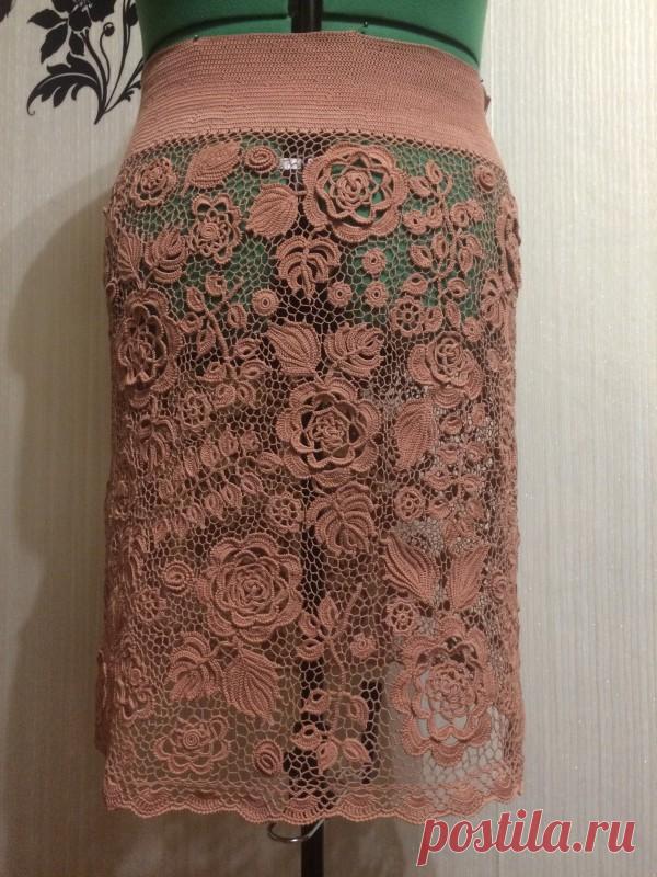 Юбка в  ирландском кружеве.