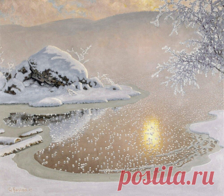 Галина Богданова (Кравченко)
-----------------------------------------------------------------
Галерея "Счастье"
         
                                      Последний день зимы...
 Шведский художник Густав Фьюэстад (Gustaf Fjaestad)