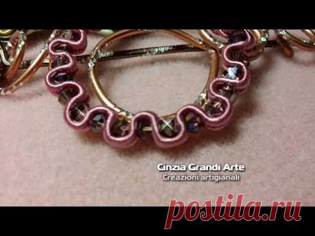 DIY - Cerchi soutache rigidi - soutache e wire