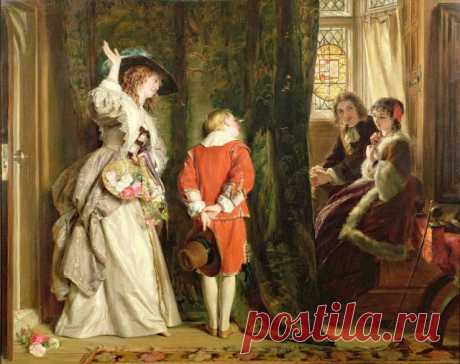 Painterlog.com: Джон Callcott Хорсли (британский живописец, 1817-1903)