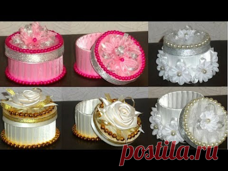 Tape Roll Gift box tutorial|valentine day gift box| recycle idea/Best out of waste-diy - YouTube