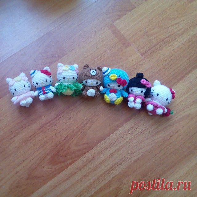 Hello kitty crochet doll, sent to Surabaya, Indonesia. Thank you for your order.... | Iconosquare