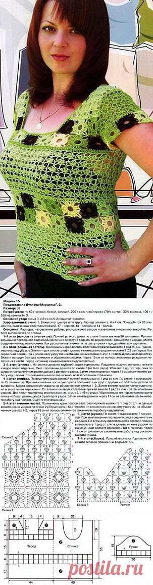 Как связать кофточку крючком
