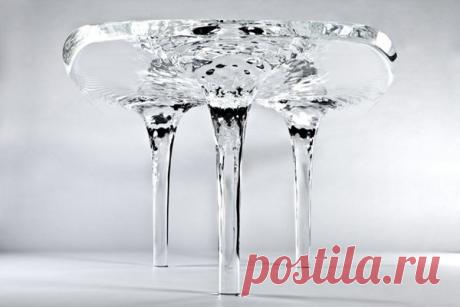 Растекающийся стол «Luqiud Glacier Table» | Роскошь и уют