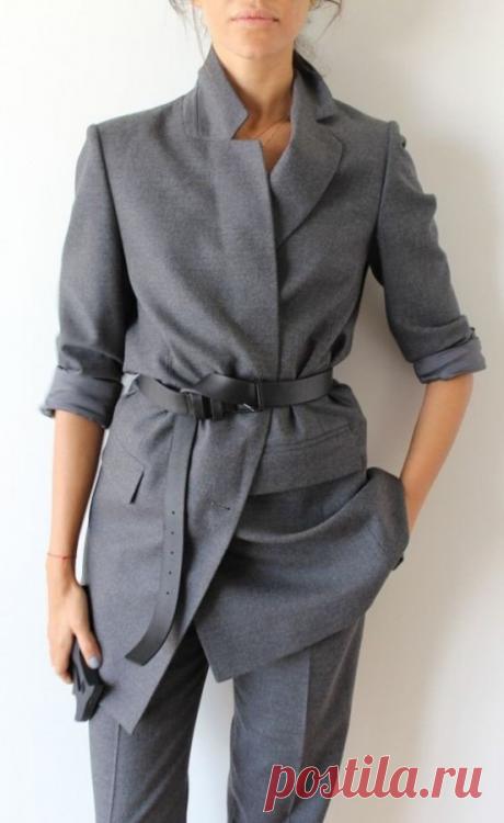 Деталь- интересно завязанный пояс. — Модно / Nemodno