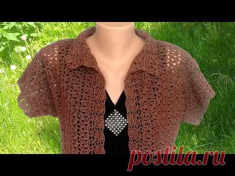 Супер узор вязанный крючком узор двухсторонний МК с 1 -ого  ряда - МК 1
