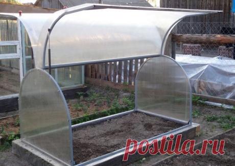 Удобный парник «бабочка» из поликарбоната: советы по изготовлению своими руками