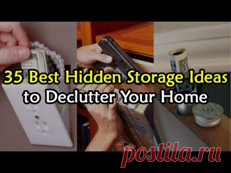 35 Best Hidden Storage Ideas to De-Clutter Your House