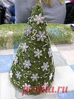 Елочка из сизаля