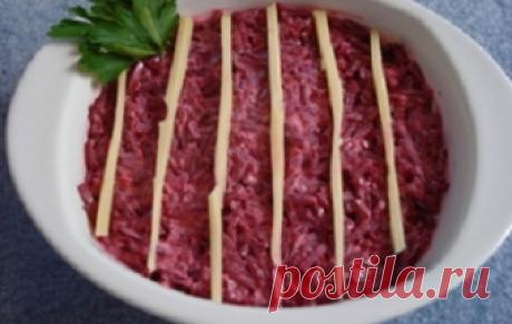 Салат &quot;Полосатик&quot; / Овощные салаты / TVCook: пошаговые рецепты с фото