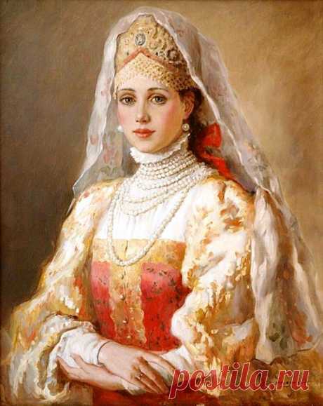(+1) тема - Русские красавицы на картинах К.Маковского и В.Нагорнова | Искусство