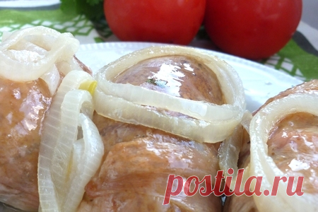 Молодой фаршированный картофель, да в куриной шкурке – рецепт с фото