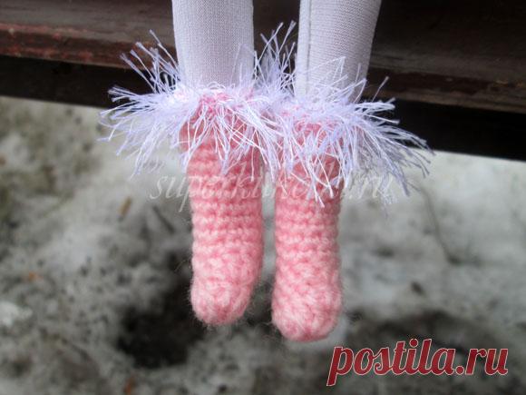 Обувь для Барби своими руками: вязаные сапожки : Любимая кукла