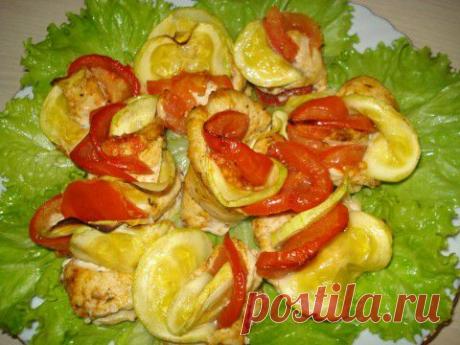 Худеть так худеть! &quot;Розочки&quot; из куриной грудки.