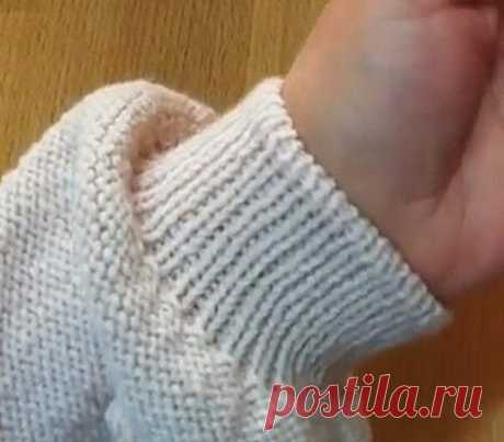 Как закрыть резинку 1 на 1 спицами эластично по кругу? - svjazat.ru