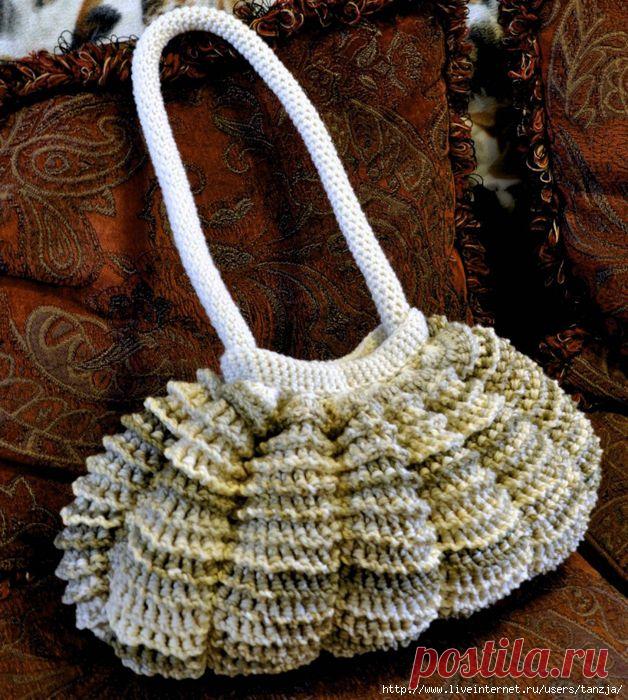 Эффектная сумочка "Мирабелла" (крючок).