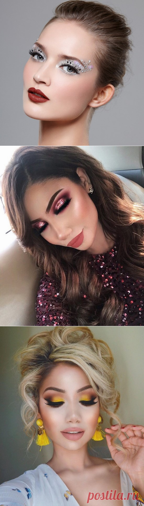 Эффектный макияж на Новый год 2019 - самые красивые и шикарные идеи новогоднего мейкапа