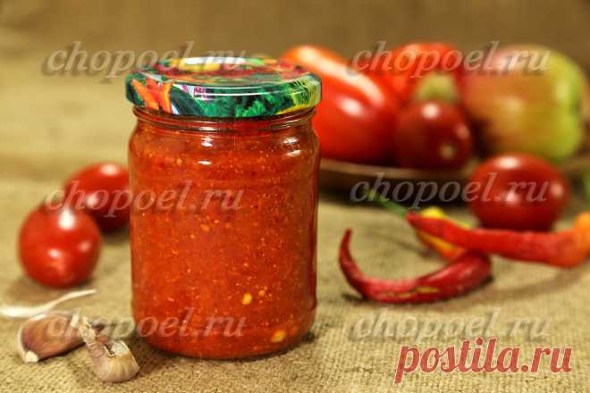 Аджика с яблоками на зиму