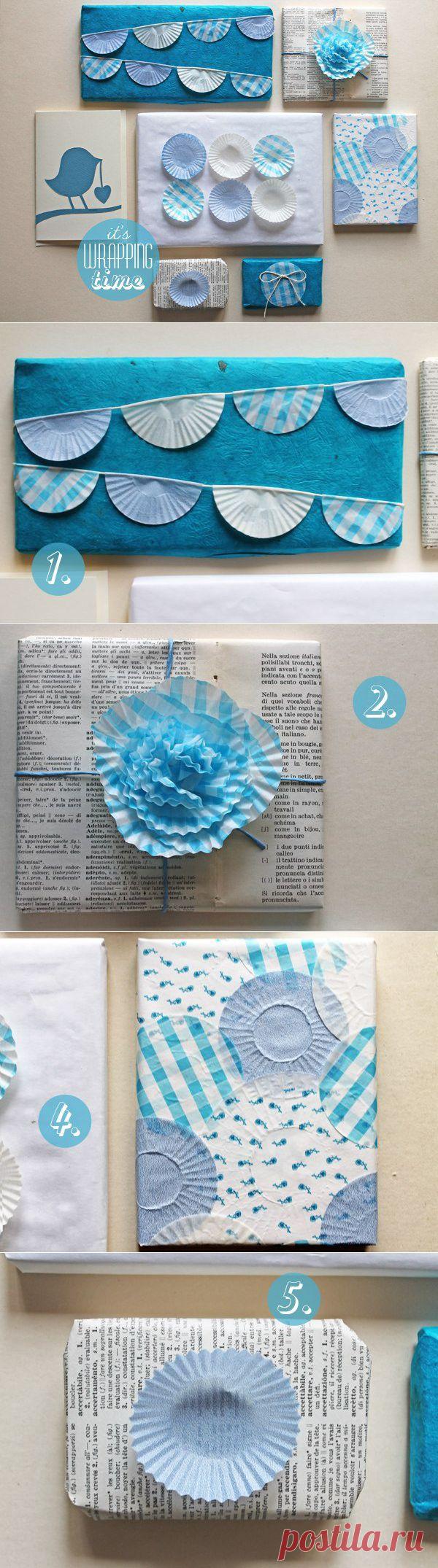 Упаковка подарков... формочками кексов (подборка) / Упаковка подарков /