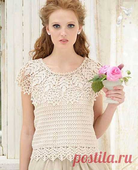 Irish crochet &amp;: CROCHET BLOUSE.