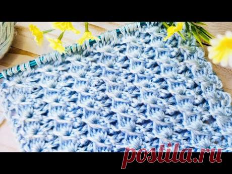 Fall 2024 ~ Silky Elegance: Tunisian Crochet Pattern with Soft Glossy Motifs